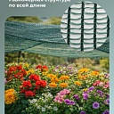 Сетка фасадная затеняющая Промышленник зеленая 30-35% 6х50 м фото 5