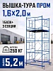 Вышка-тура Промышленник ВСП Пром 1.6×2.0, 5.2 м