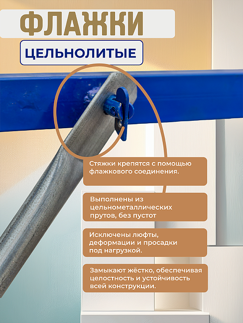 Вышка-тура  Промышленник ВСП Пром 0.7х1.6, 5.2 м фото 8